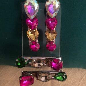 Rhinestone Hair clips
